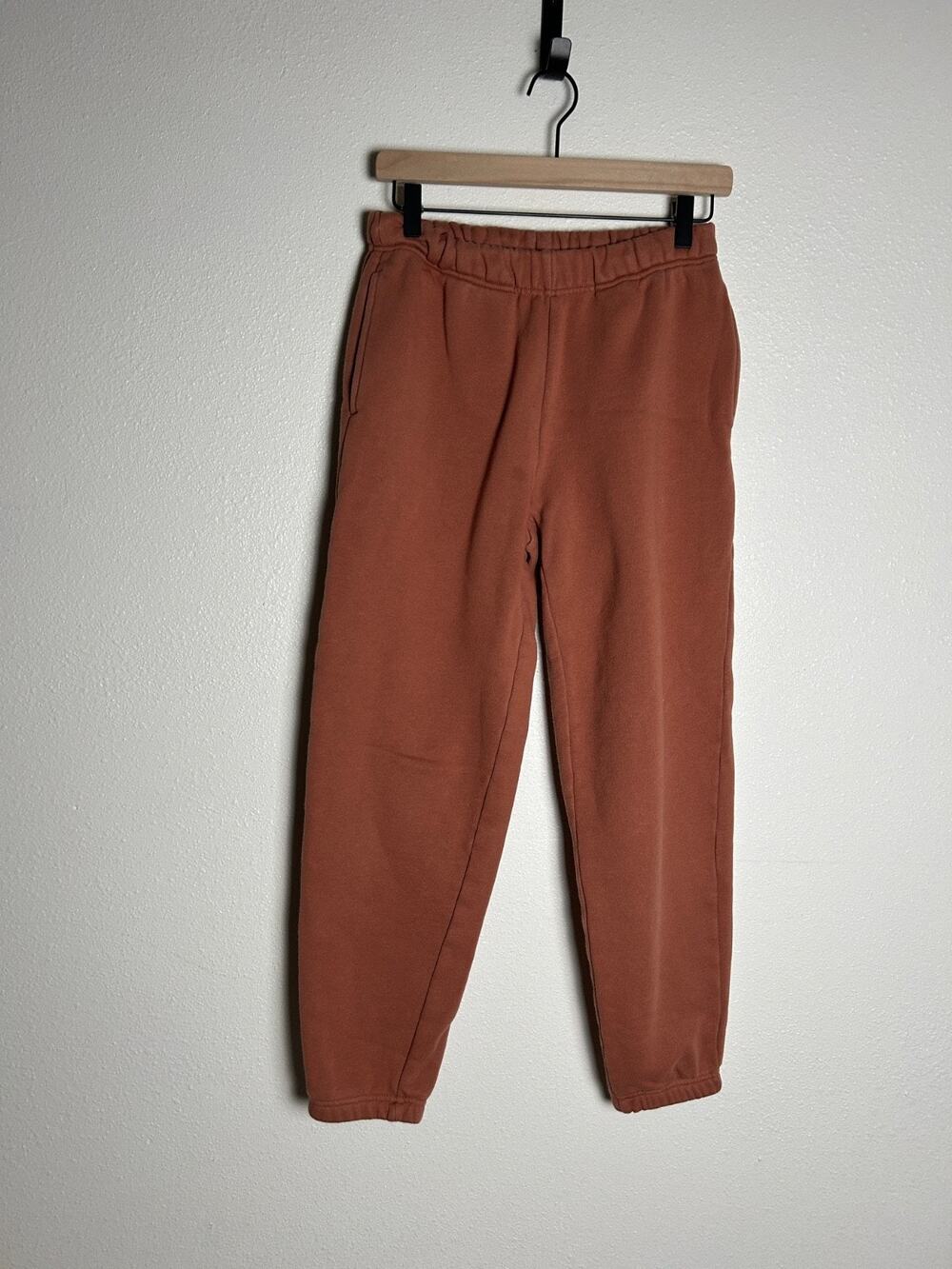 Melody Ehsani Joggers Sweatpants Terracotta Brown Size XS